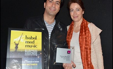 French World Music Award For Mohammad Motamedi Iranian Artist